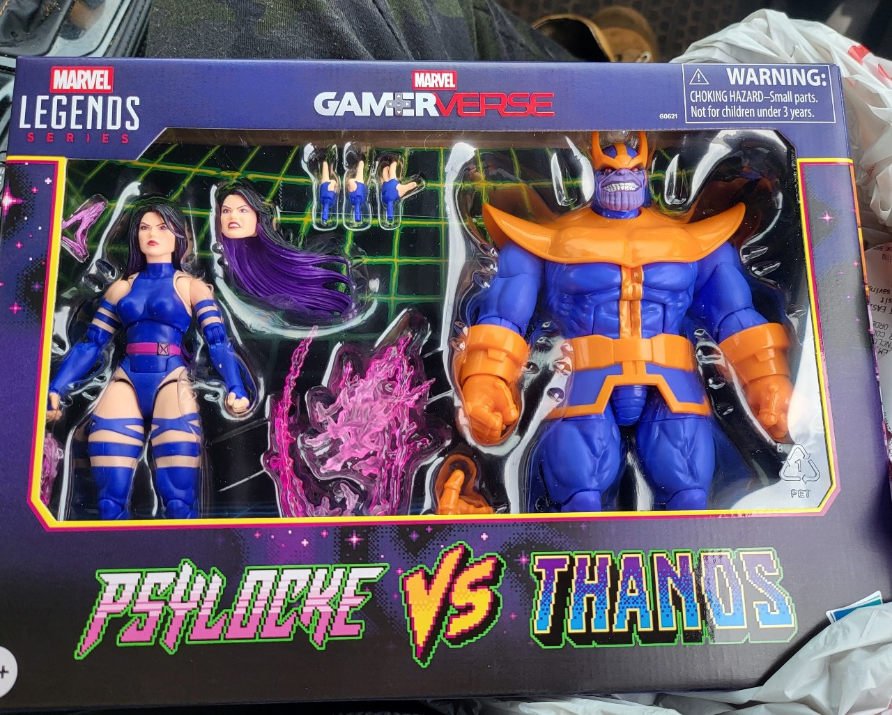 Marvel legends Gamerverse Psylocke vs Thanos