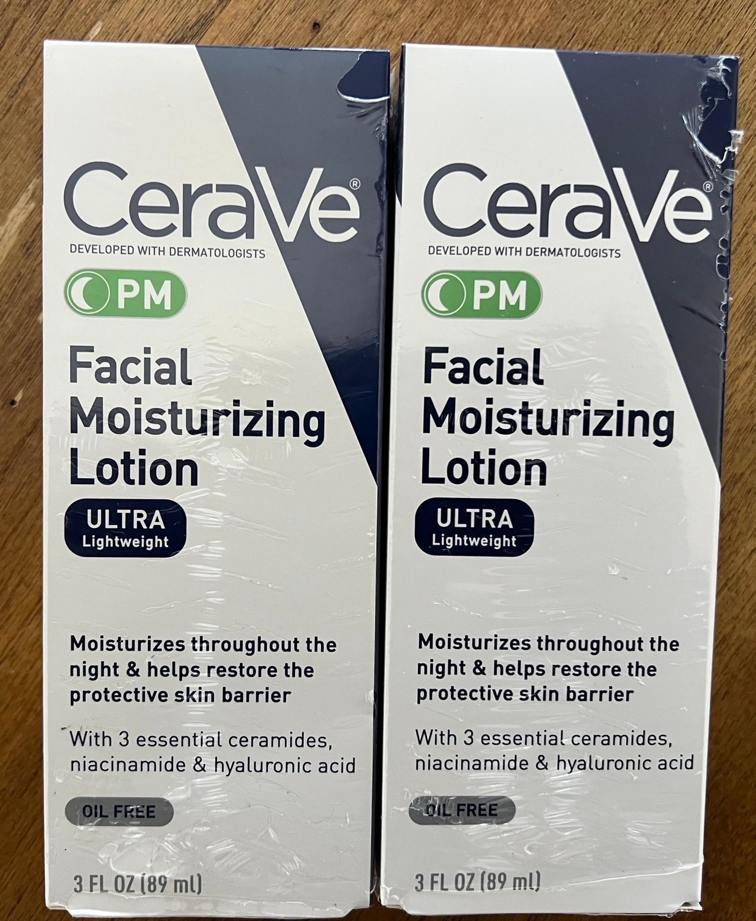 2 Pack CeraVe PM Lotion 3oz OFFERS WILL BE DECLINED
