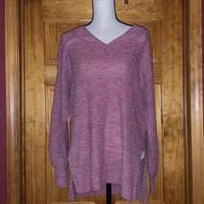 Vero Moda Wild Rose Melange Tunic Alpaca Blend Knit Sweater Medium