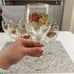 ROYAL DOULTON Rare Vintage Stamped Wine Goblets Stemware Roses” 8 Piece Set