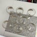 ROYAL DOULTON Rare Vintage Stamped Wine Goblets Stemware Roses” 8 Piece Set