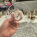 ROYAL DOULTON Rare Vintage Stamped Wine Goblets Stemware Roses” 8 Piece Set