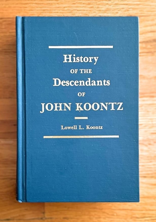 History of the Descendants of John Koontz