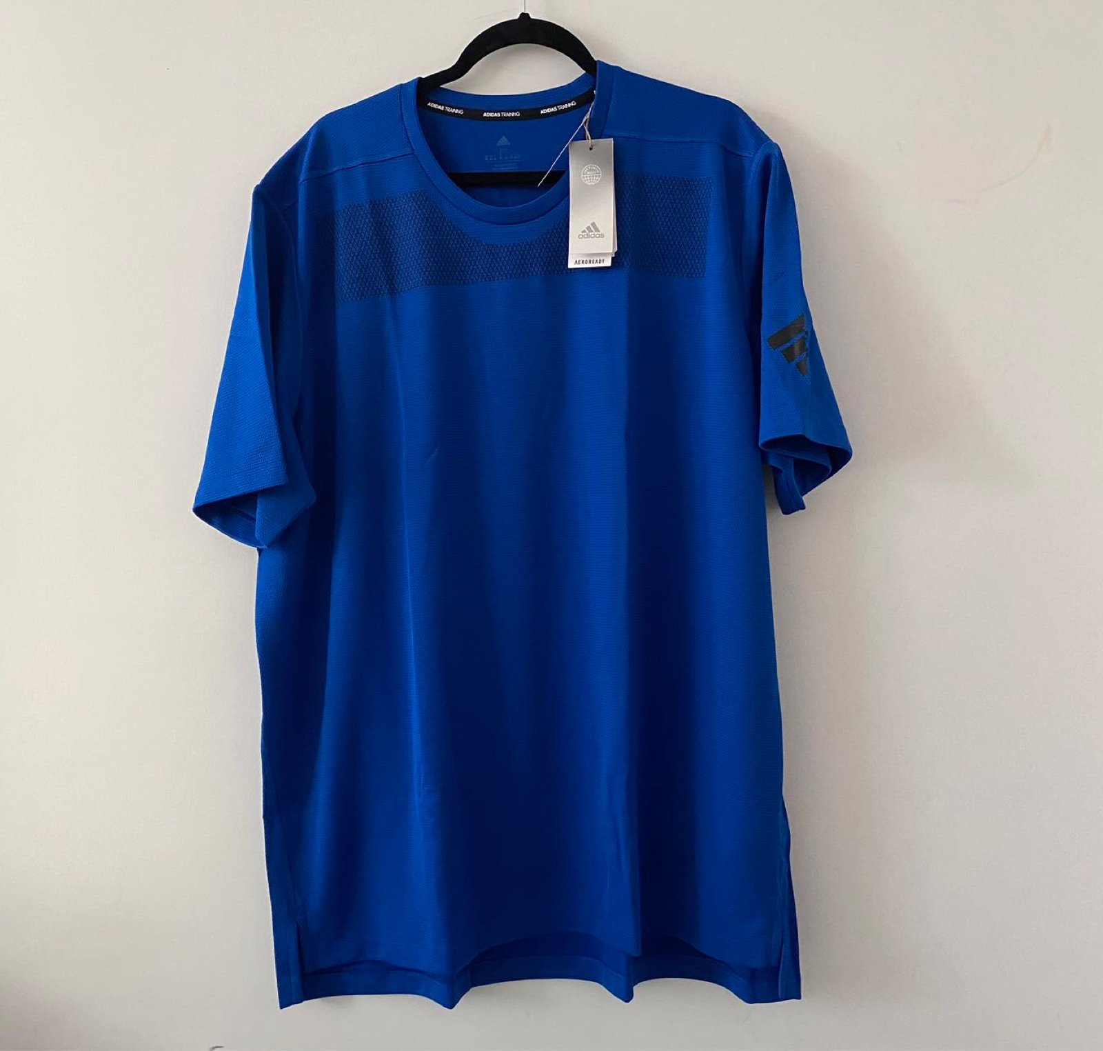 Adidas Men’s Workout Front Rack Impact Print Tee Size XXL