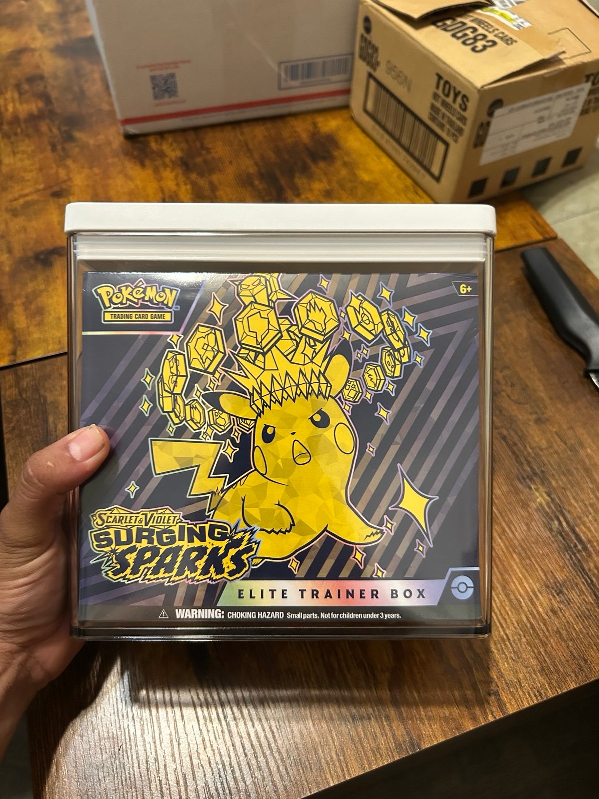 Pokemon surging sparks ETB SEALED with etb protector
