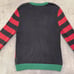 Ugly Christmas Sweater Size Large Knit Black Matter Sleigher Dark Humor Adult
