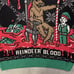 Ugly Christmas Sweater Size Large Knit Black Matter Sleigher Dark Humor Adult