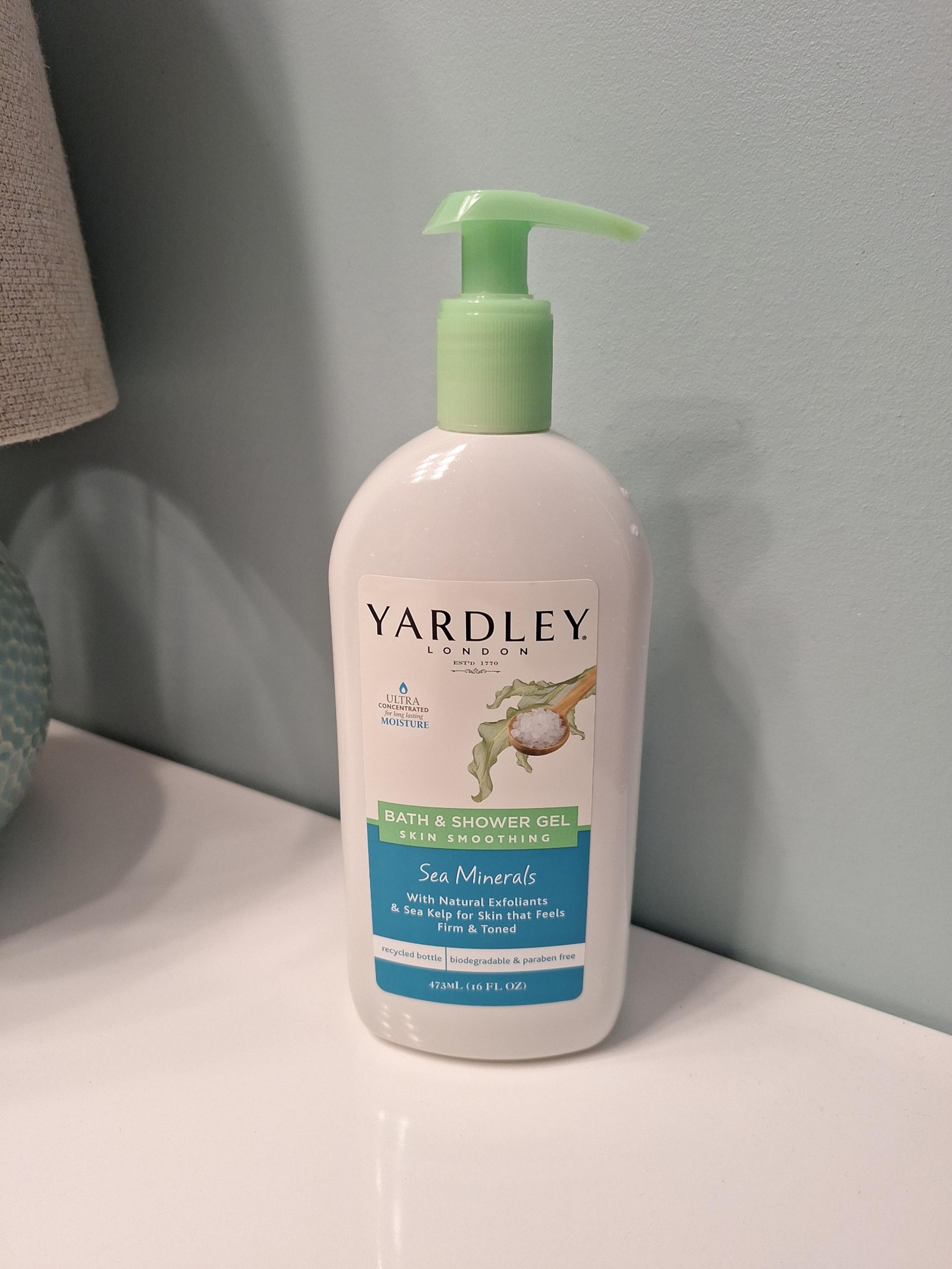 Yardley London Sea Minerals Bath & Shower Gel Skin Smoothing Partial 2/3 full