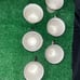 Lenox Solitaire Footed Cup 6oz Ivory Porcelain Platinum Trim Coffee Tea Set of 6