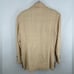 Vintage Beige Handmade Linen Blazer with Lace Detailing