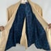 Vintage Beige Handmade Linen Blazer with Lace Detailing