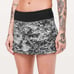 Lululemon Black Printed Pace Rival Mini Skort