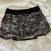Lululemon Black Printed Pace Rival Mini Skort