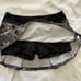 Lululemon Black Printed Pace Rival Mini Skort