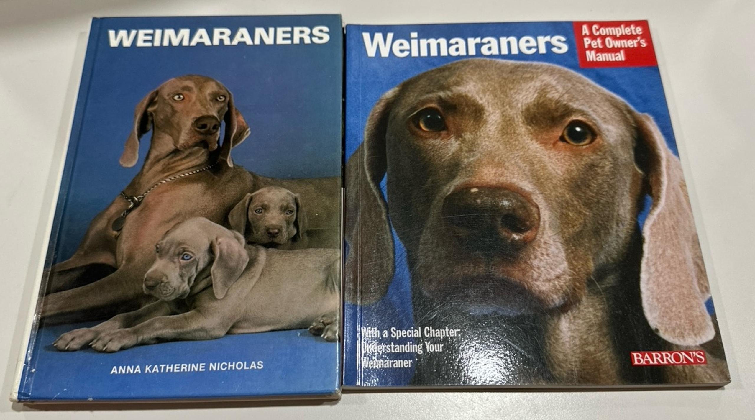 2 Weimaraner Books