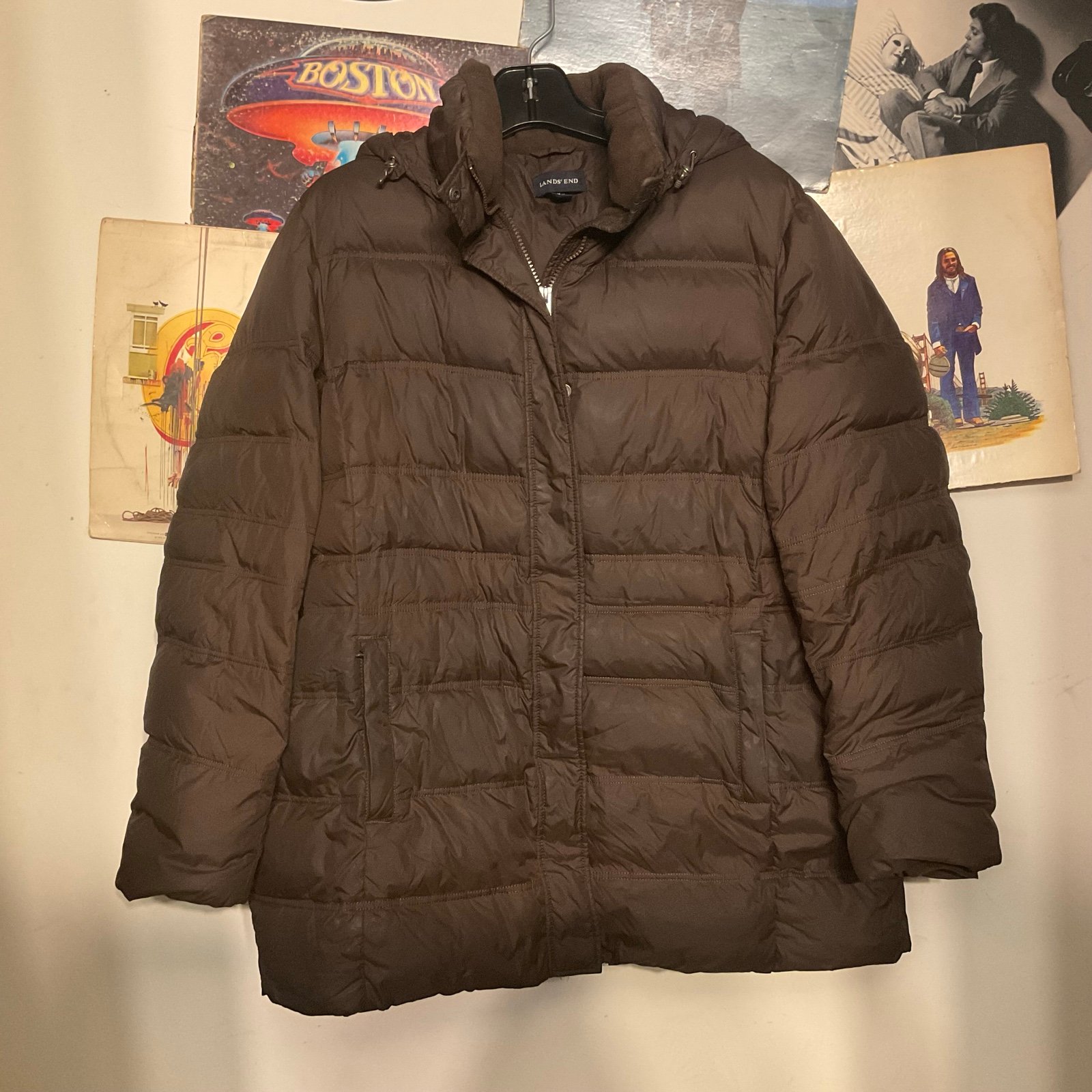 LANDS’ END WOMENS DOWN PUFFER JACKET XL(18-20)