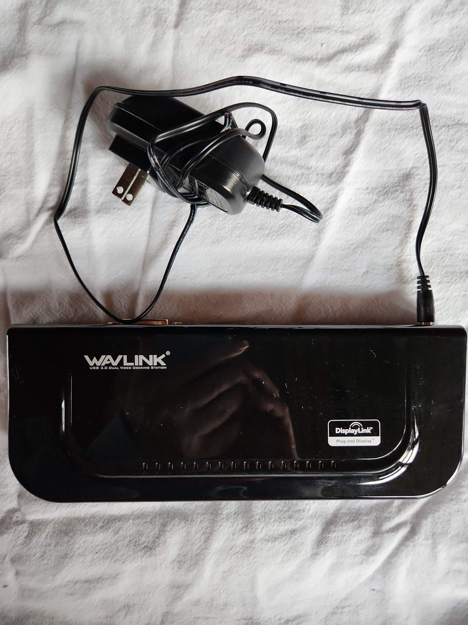 Wavlink USB 3.0 dual video docking station with power supply