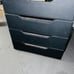 Staples desktop letter tray- set of 4- black leather