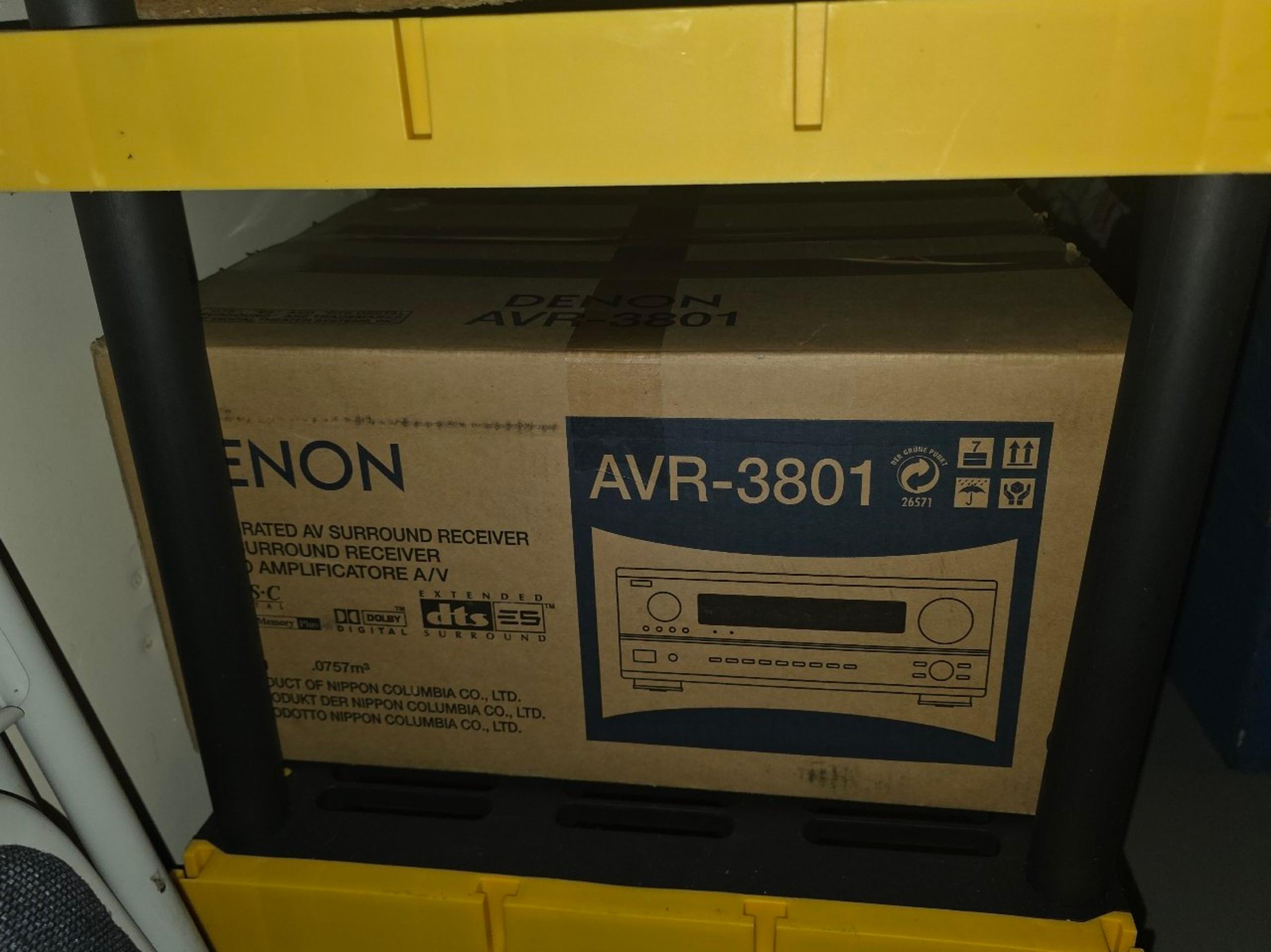 Denon AVR-3801 A/V Receiver – Brand New in Box, Factory Sealed