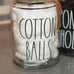 Rae Dunn Glass Cosmetic Glass Jar Set of 5