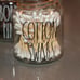 Rae Dunn Glass Cosmetic Glass Jar Set of 5