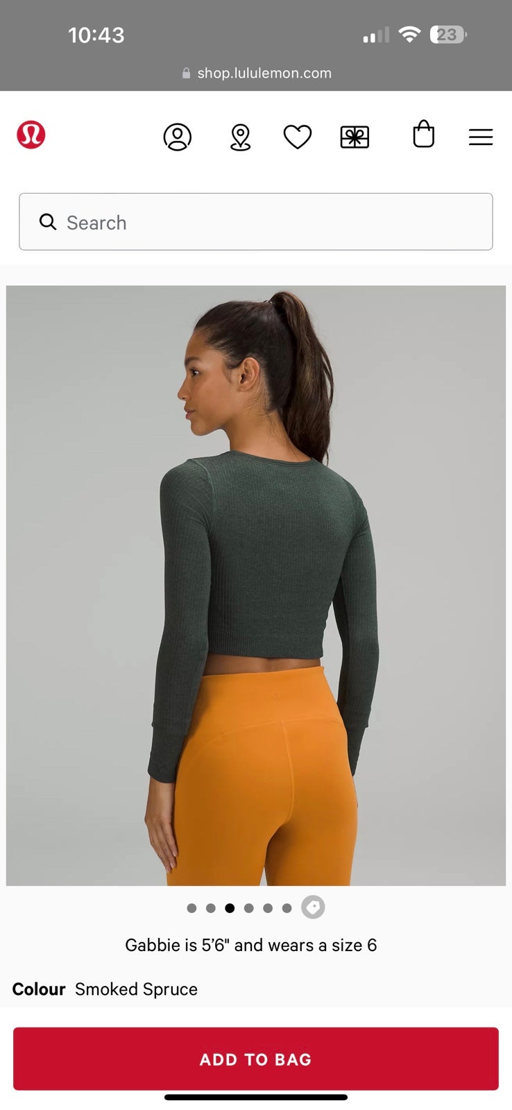 Lululemon Ebb to Street Long Sleeve - Black - lulu fanatics