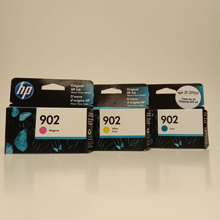 3 Original HP Ink #902 Color Pack
