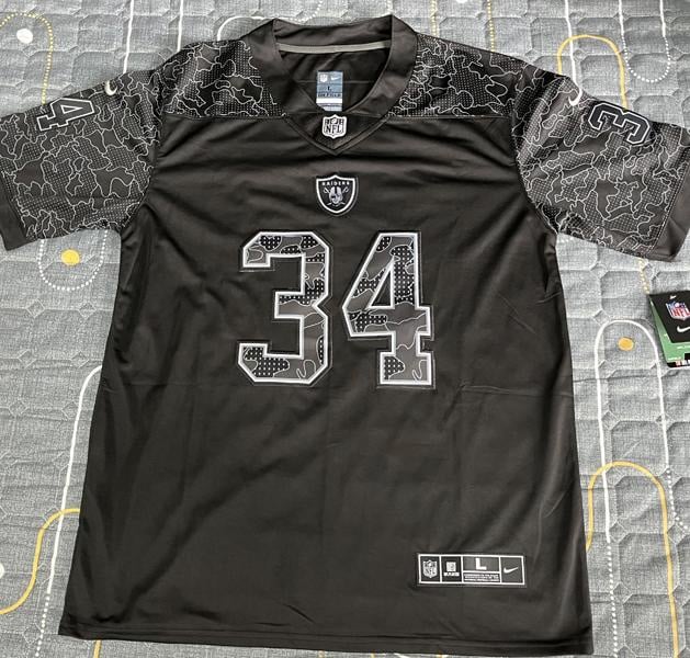 Mens Las Vegas Raiders Jersey Sewn #34