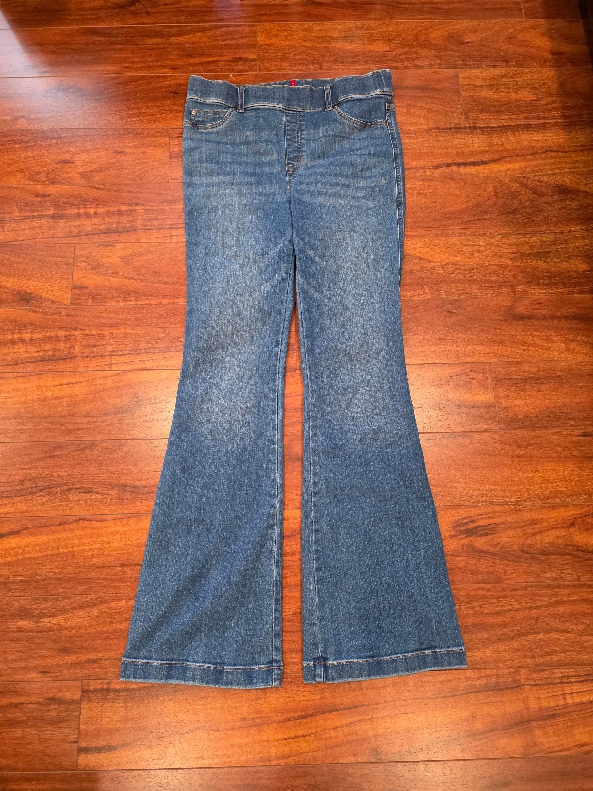 SPANXshape EveryWear Flare Jeans Women's Size L Pull-on