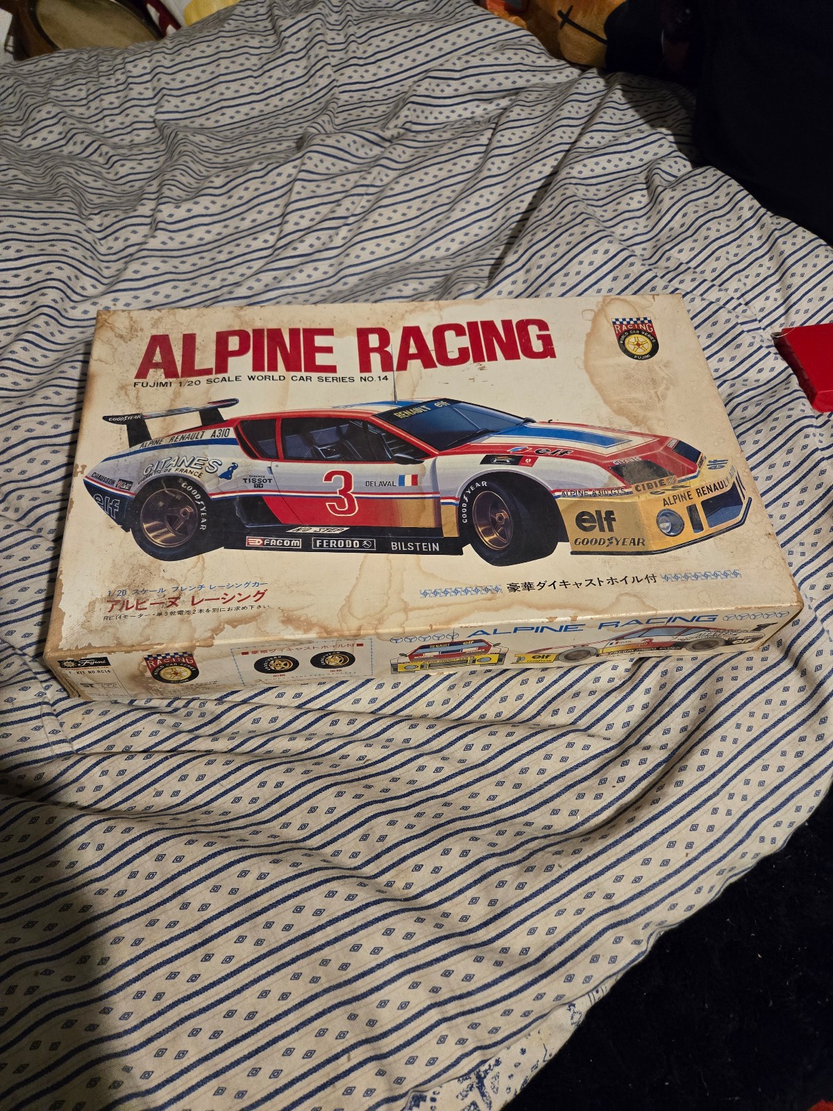 Vintage fujimi alpine racing car model new