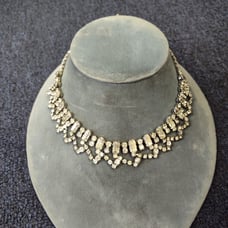 Vintage 1930s art Deco Crystal and rhinestone necklace