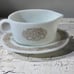 Pyrex Woodland Corelle Pattern Gravy Boat