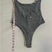 Nookie Beach Silver Sequin One Piece Swimsuit