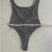 Nookie Beach Silver Sequin One Piece Swimsuit