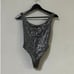 Nookie Beach Silver Sequin One Piece Swimsuit