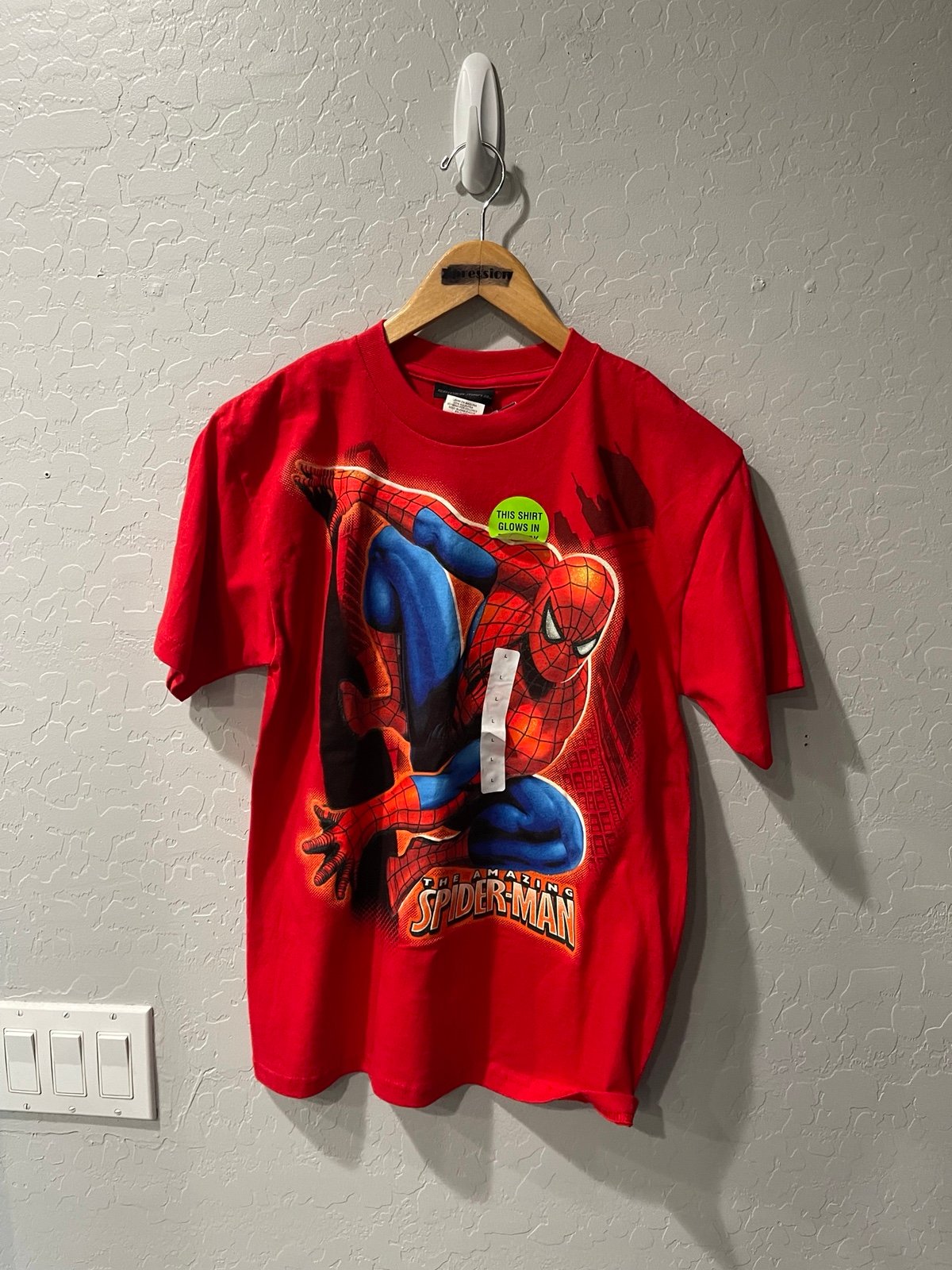 Vintage Y2K Spider-Man 3 Movie Merch Shirt Youth Large