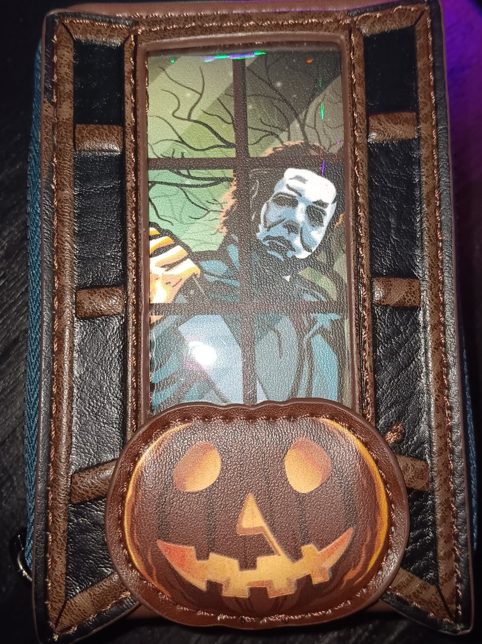Loungefly Michael Myers Halloween accordion wallet