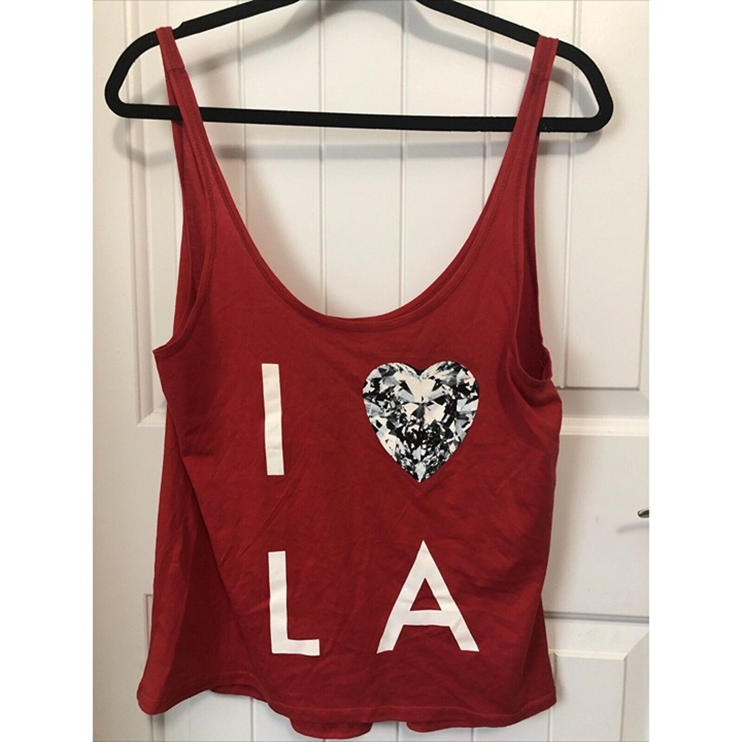 I Love LA Tank Top By Diamond Supply Co. NWT Size Small