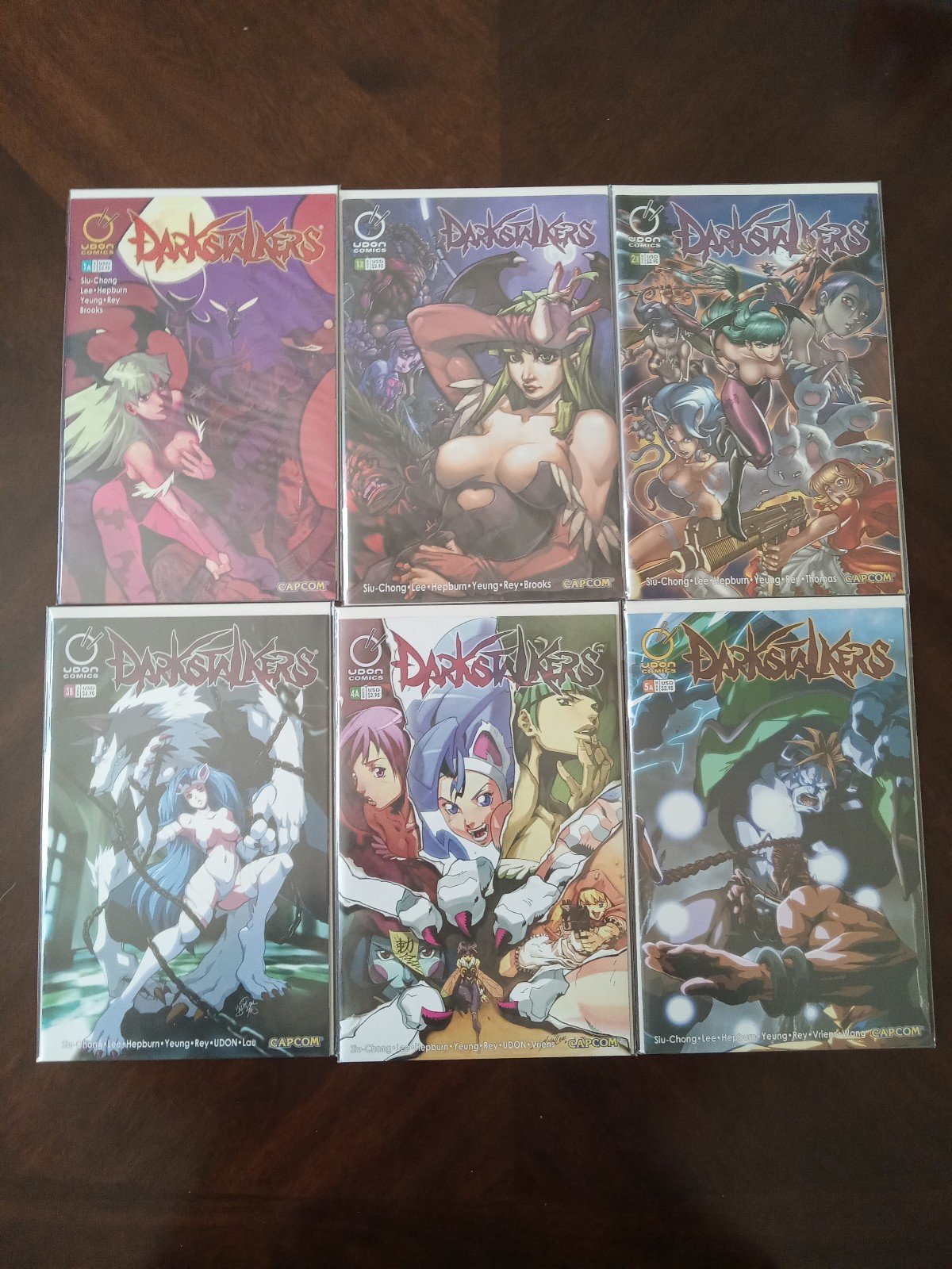 Darkstalkers (2004) #1-6, Felecia #1, Morrigan #1 Udon Comics NM Condition