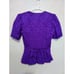 Vintage Silk Point of View Collection Royal Purple Two-Piece Set