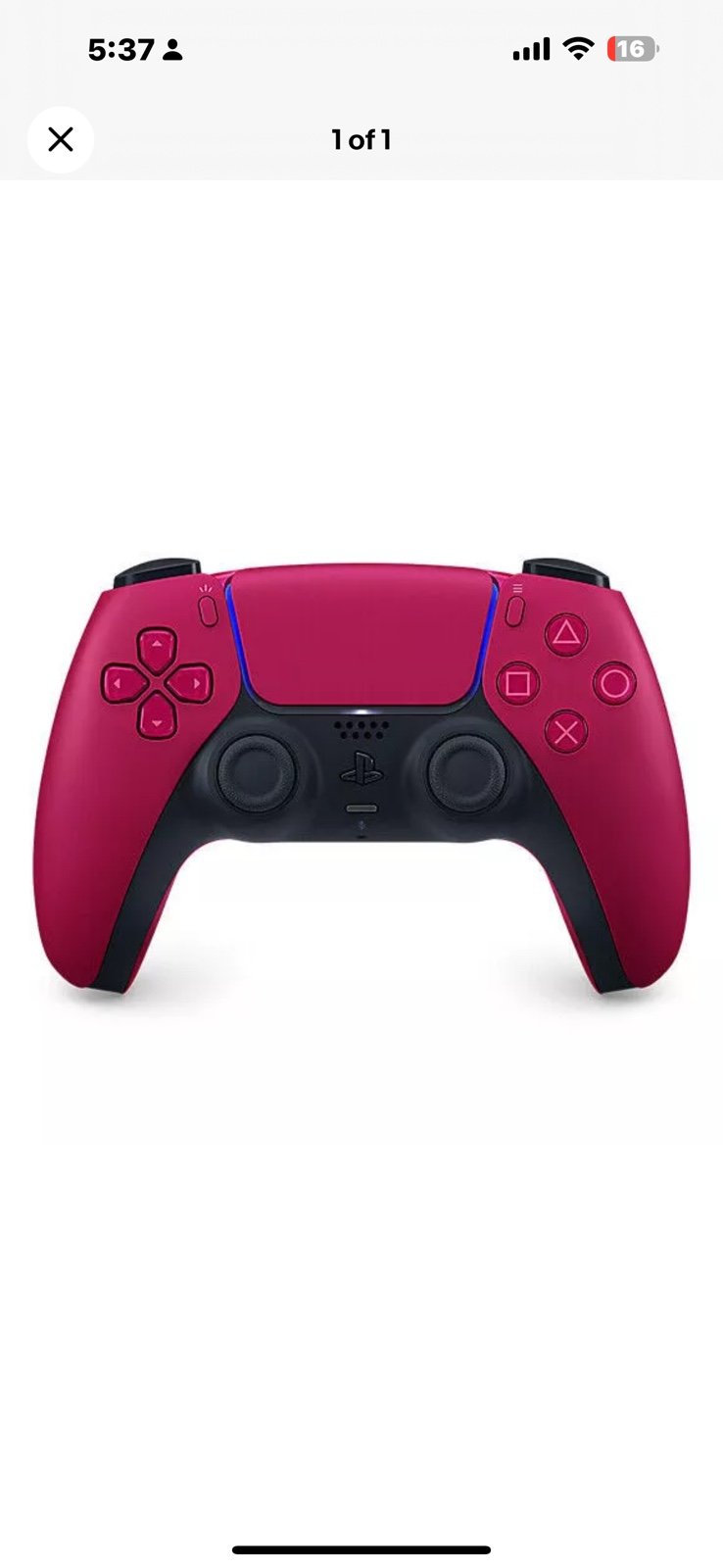 Ps5 Dualsense Controller Cosmic Red