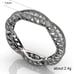 Women's Gold-Plated-925 Eternity Simulated Diamond Engagement Band Ring Sz 6