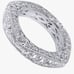 Women's Gold-Plated-925 Eternity Simulated Diamond Engagement Band Ring Sz 6