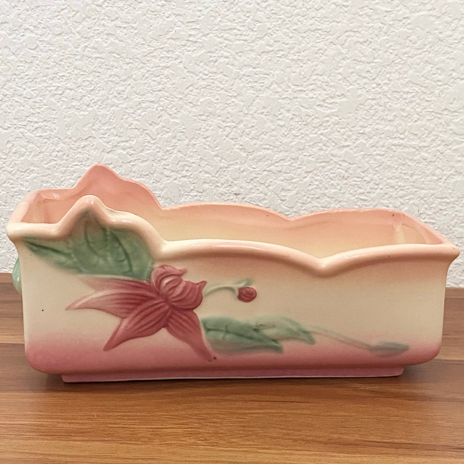 Vintage 1949 HULL USA W14-10 Pottery Woodland 9” Window Box Planter