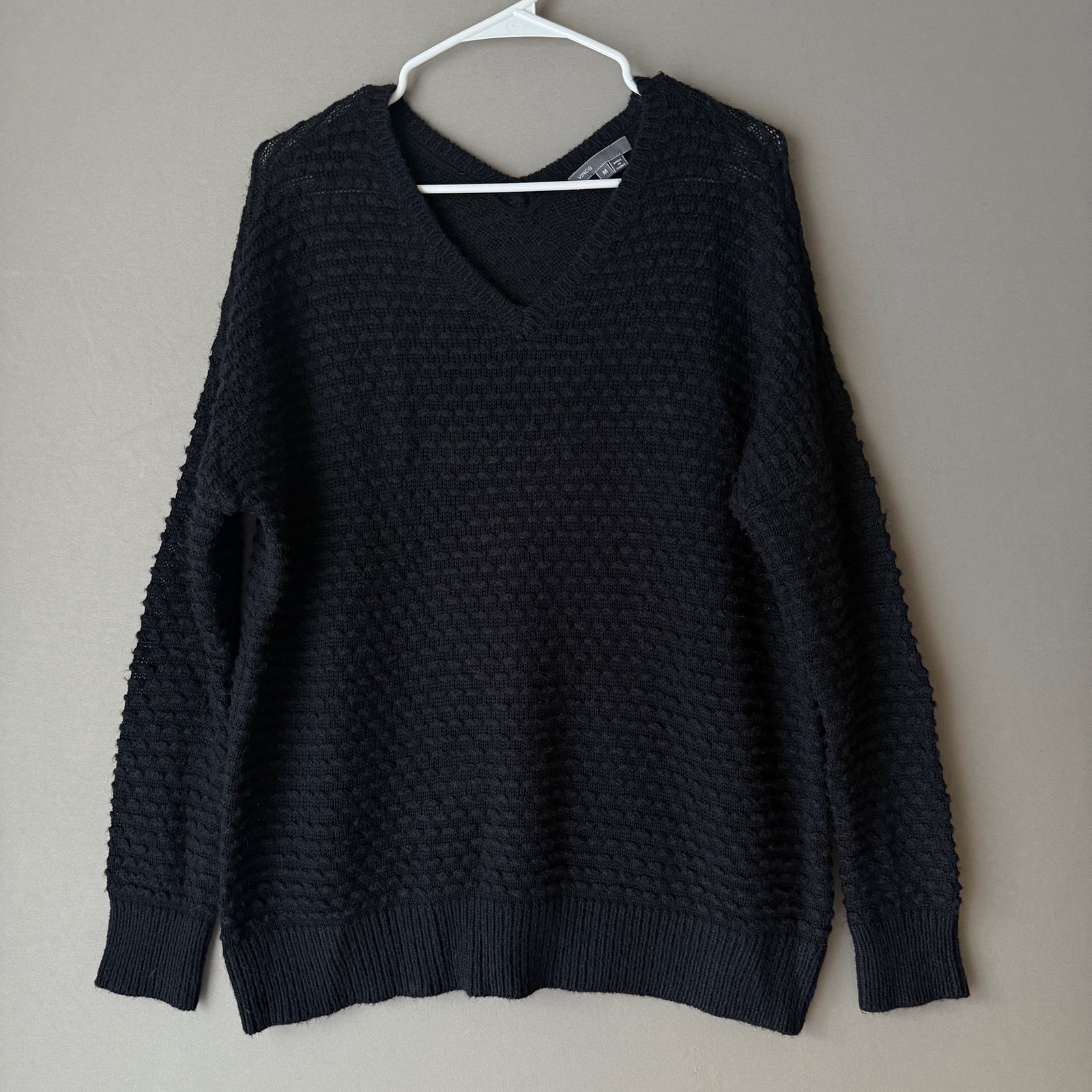 Vince sz M Black wool sweater