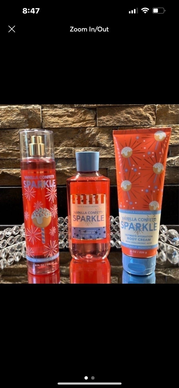 Bath & Body Works Vanilla Confetti Sparkle