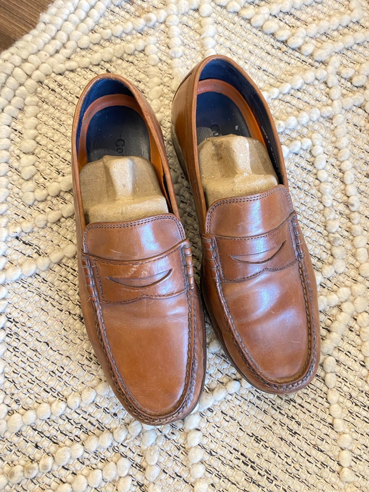 Cole Haan Men’s Leather Dress Slip On Shoes Size 9