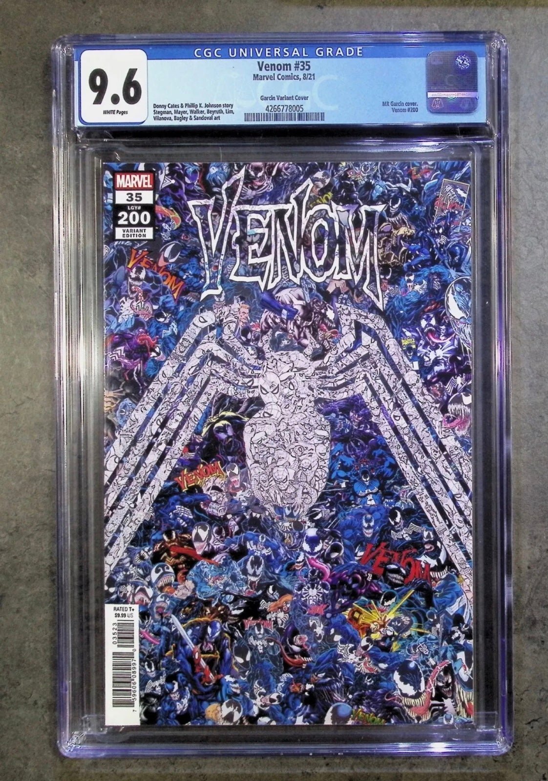 Venom #35 200 (2021 Marvel Comics) Mr Garcin Variant CGC 9.6