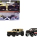 Ford Bronco R Gold Metallic and Black and 2017 Ford F-150 Raptor Pickup Truck #1