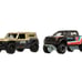 Ford Bronco R Gold Metallic and Black and 2017 Ford F-150 Raptor Pickup Truck #1